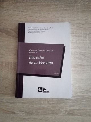 CURSO DERECHO CIVIL I - VOLUMEN II: DERECHO DE ...