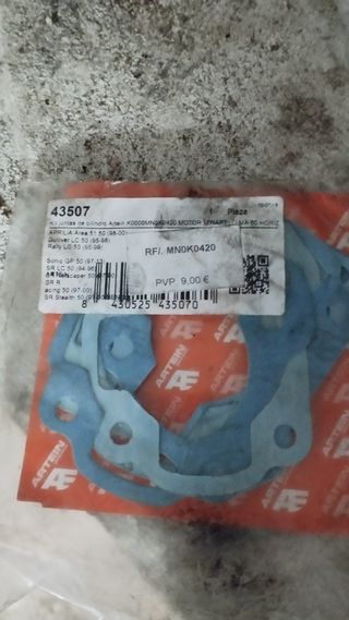 Kit Juntas Cilindro Artein Minarelli 43507