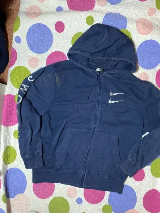 Sudadera Nike Swoosh Azul Marino Talla M