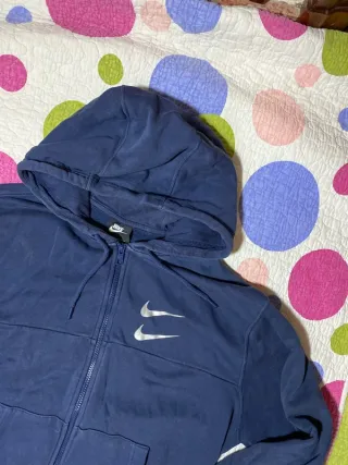 Sudadera Nike Swoosh Azul Marino Talla M