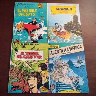 Lote de cómics en catalán