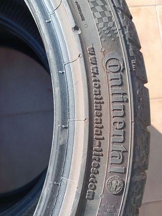  2  neumáticos 205/45R17 continental  s