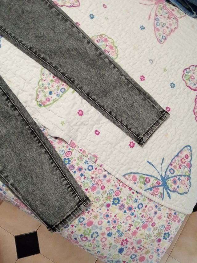 Vaquero niña efecto lavado