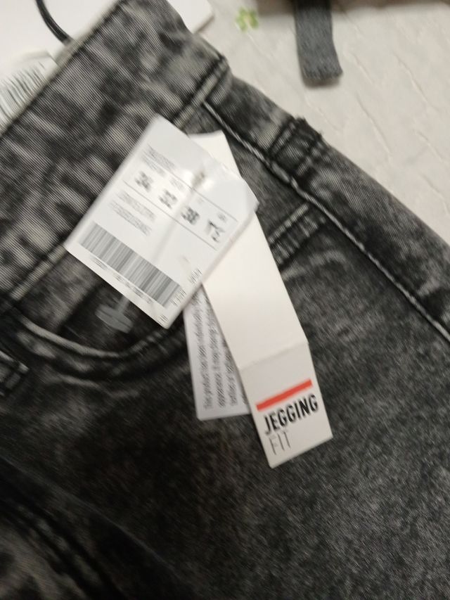 Vaquero niña efecto lavado