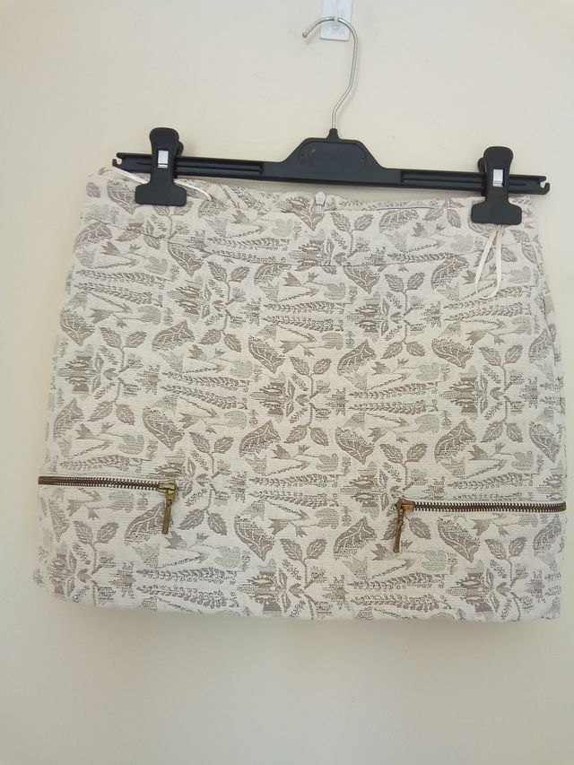 Minifalda Pull&Bear Talla S Estampada