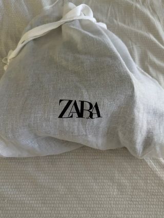 Borsa Zara nuova azzurra mai usata 