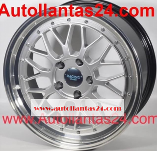 Juego de 4 llantas audi lm silver 18