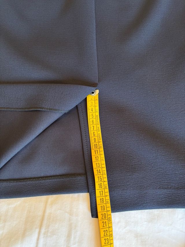 Gonna tubino blu taglia S