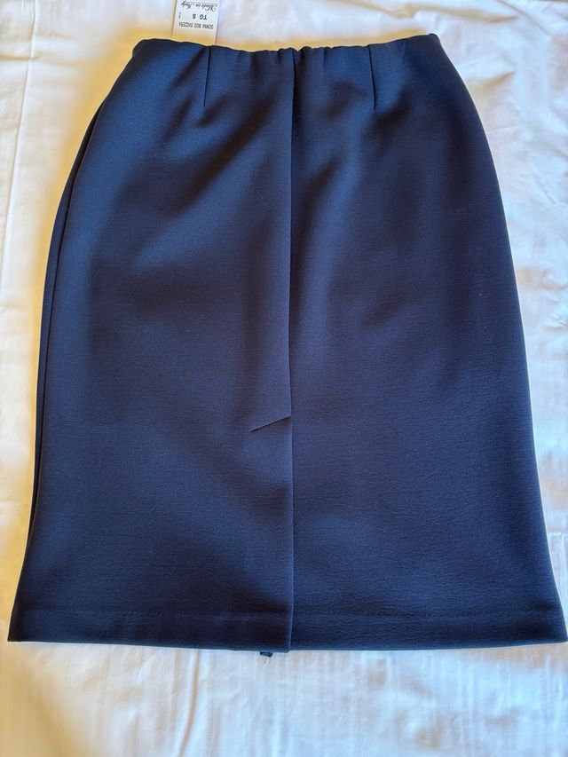 Gonna tubino blu taglia S