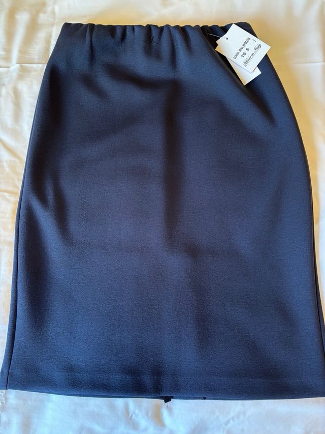 Gonna tubino blu taglia S