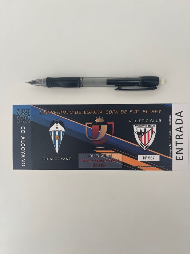 Entrada Copa Rey Alcoyano-Athletic Bilbao