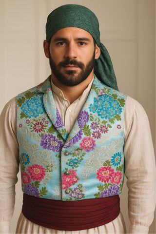 Chaleco Huertano Fallero Multicolor
