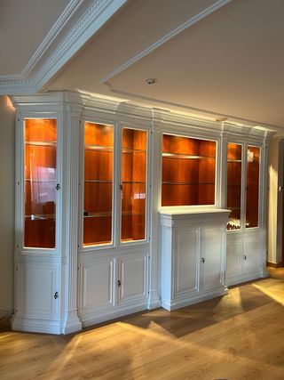 Boiserie de madera natural