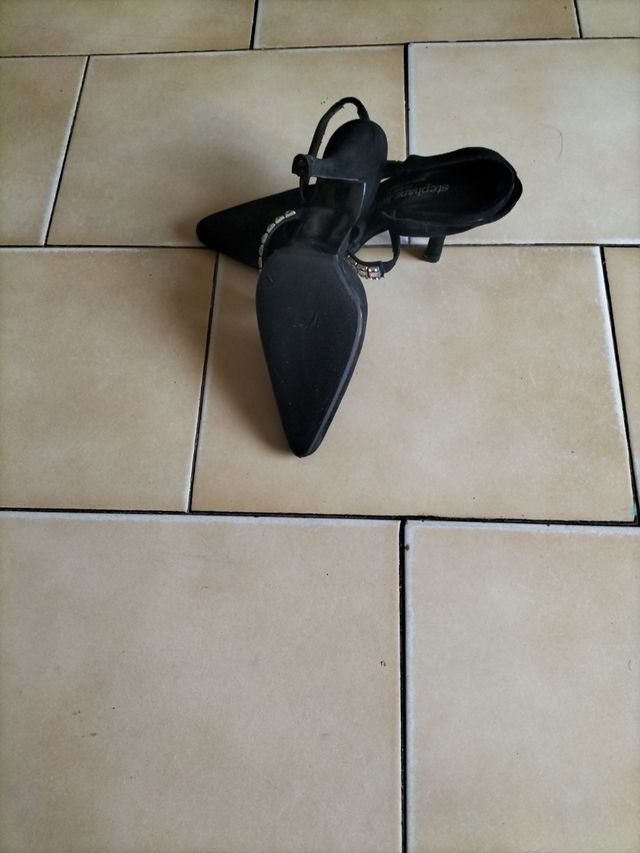 Zapatos Stephane Kélian ante con tira brillante