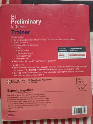 B1 Preliminary for Schools 