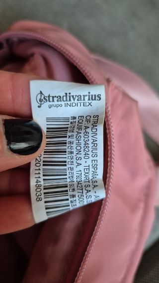 Riñonera Stradivarius Rosa