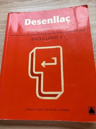 Desenllaç. Llengua catalana i literatura 2. Bat...
