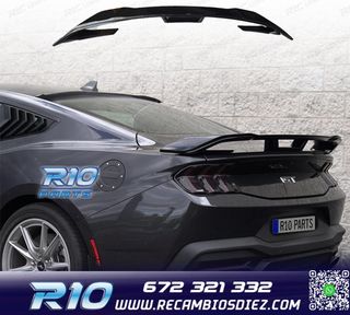 ALERON SPOILER FORD MUSTANG 24- LOOK DARK HORSE NEGRO BRILLO