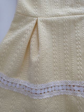 Vestito bambina giallo 8 anni