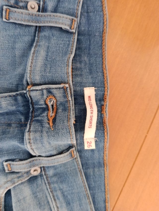 Shorts Vaqueros Levi's Azules
