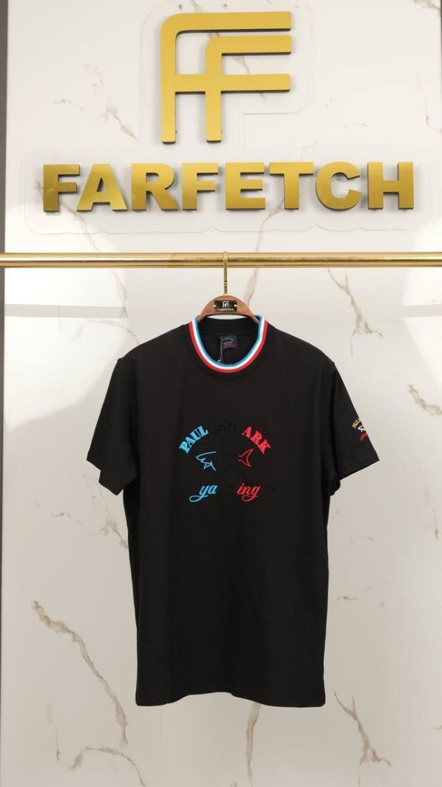 Camiseta Paul & Shark Hombre Negra