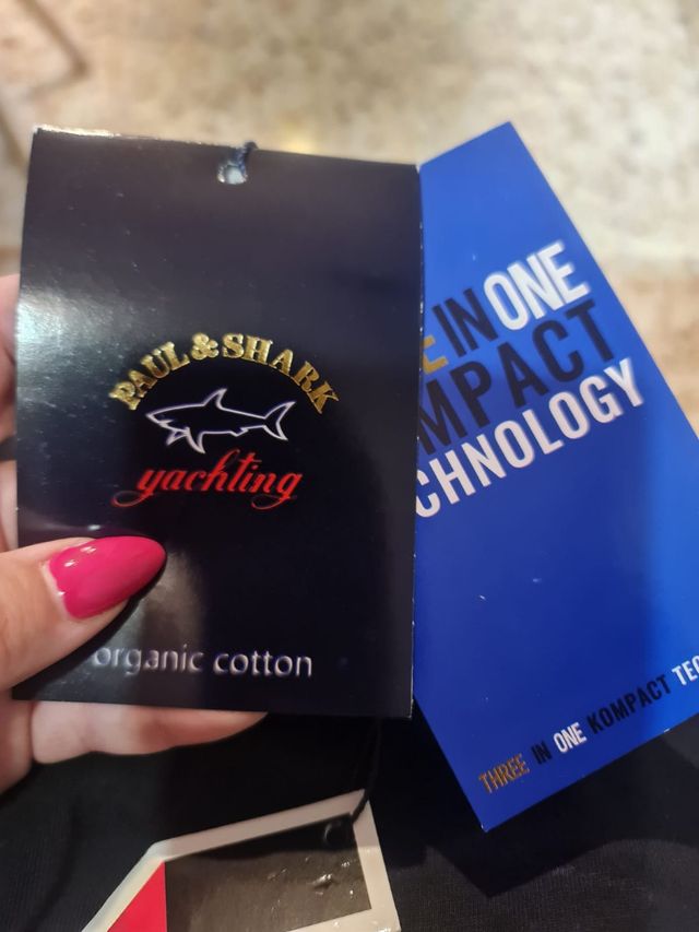 Camiseta Paul & Shark Hombre Negra