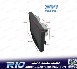 RADIO GPS ANDROID 10 PARA MERCEDES W164 X164 ML 05-12 GL 06-