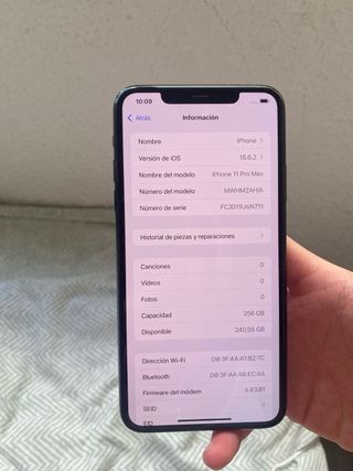 iPhone 11 Pro Max 256 GB Verde mezzanotte