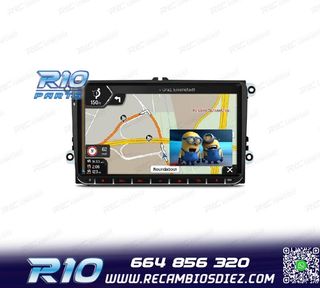 RADIO GPS ANDROID 12 PARA VW SEAT SKODA