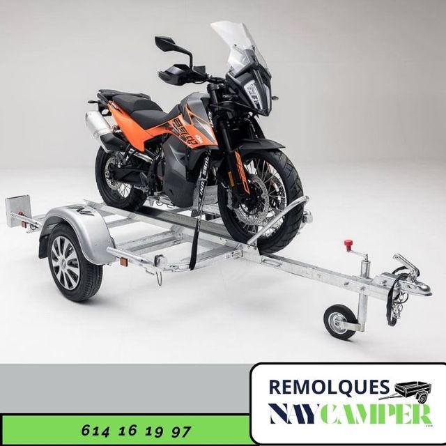 Remolque portamotos para 1 moto