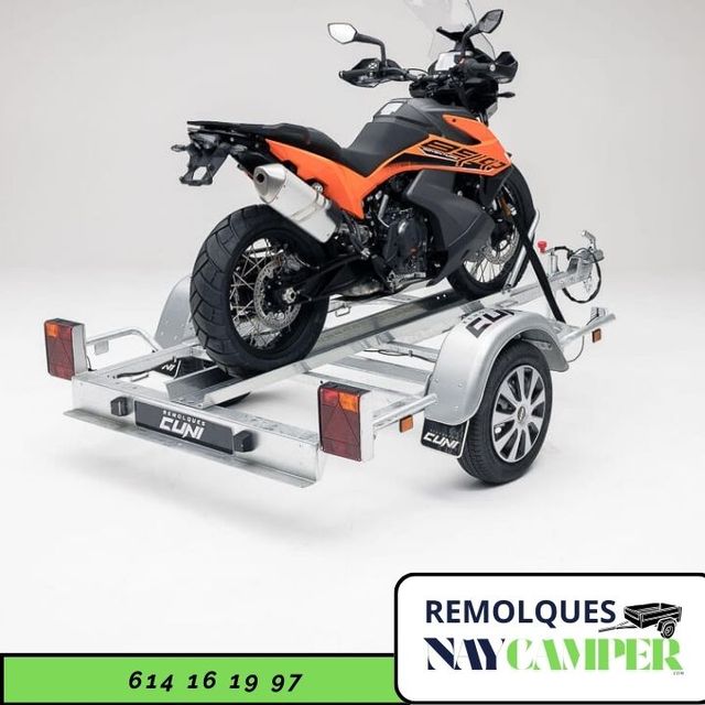 Remolque portamotos para 1 moto