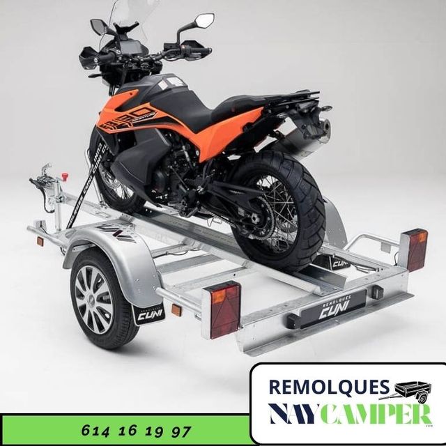 Remolque portamotos para 1 moto