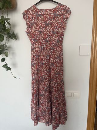 Vestido floral largo