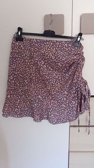 Conjunto Top y Falda Estampada
