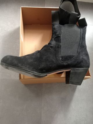Botines de flamenco negros para hombre