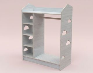 Armario infantil Montessori con perchero