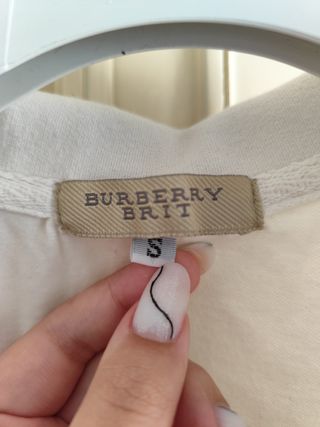 Top Burberry donna bianco