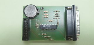 Placa BTS con CI 74HC244N y batería