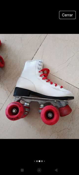 Patines California 4 Ruedas Blancos talla 31