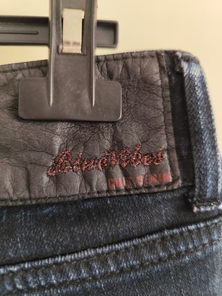 Jeans skinny vintage donna blu