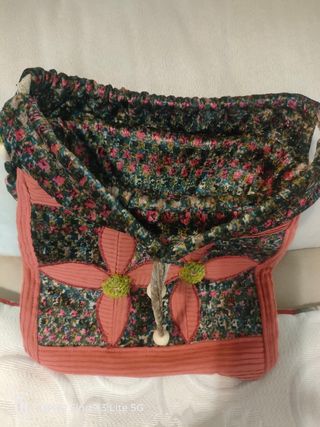 Bolso artesanal floral