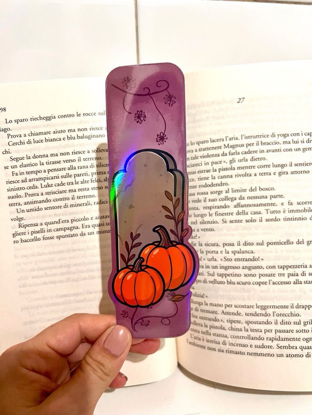 Segnalibro Halloween Zucca Bookmars Halloween