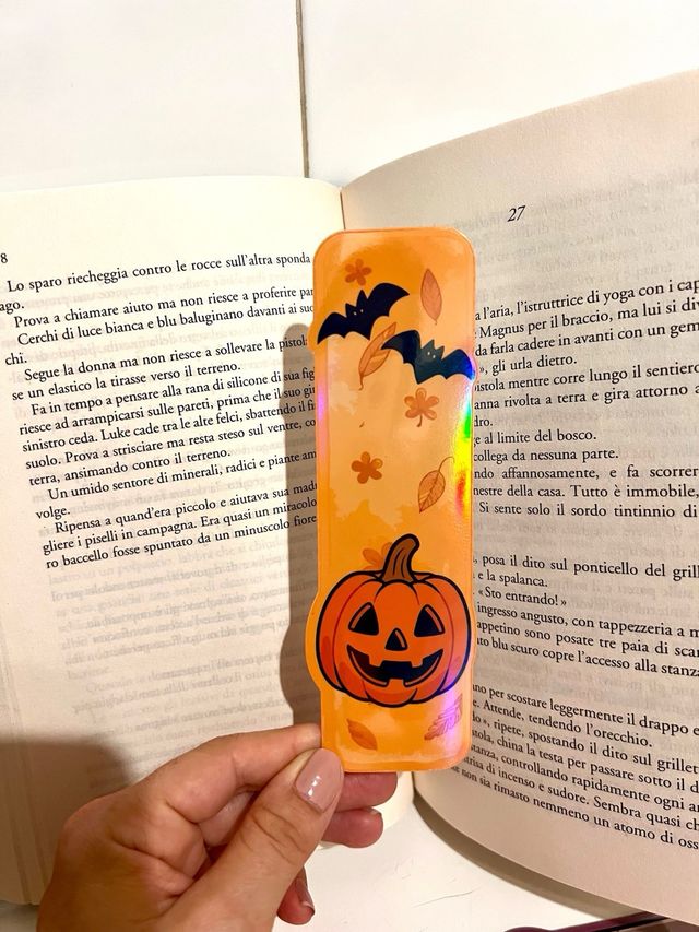 Segnalibro Halloween Zucca Bookmars Halloween