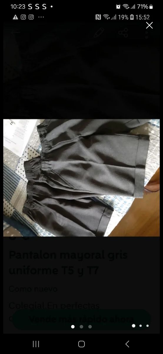 Lote Pantalón Uniforme Mayoral T5 y T7