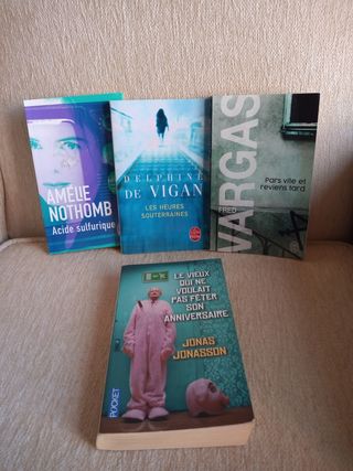 Lote 3 novelas francesas contemporáneas
