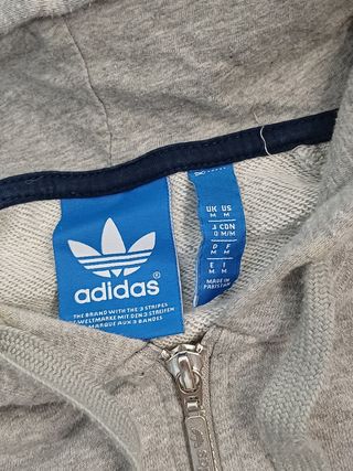 2000's Vintage Adidas Track Jacket Gray