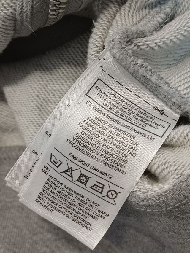 2000's Vintage Adidas Track Jacket Gray