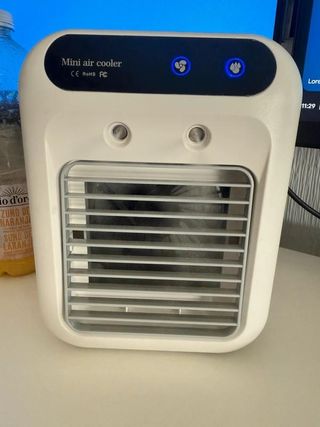Mini enfriador de aire portátil blanco
