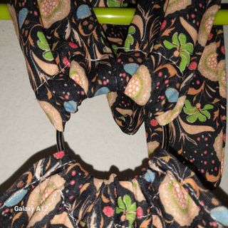 Vestido estampado con anilla