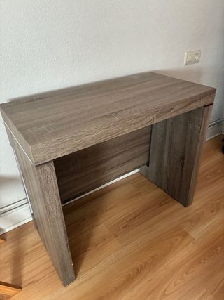 Mesa extensible madera hasta 180cm